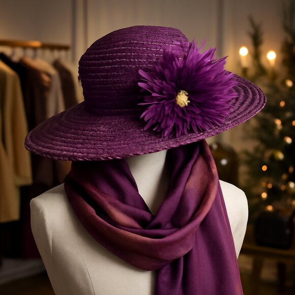 Step Back in Time with this Gorgeous Vintage Derby-Style Sun Hat! main image 5